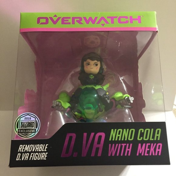 NEW 2019 BlizzCon Exclusive Overwatch D.Va with Meka 6'' Figure - Picture 2 of 9